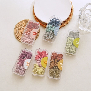 90 Pieces High Elastic Hair Ties For Kids Women Durable Hair Bands With Transparent Storage Box Simple Style Multicolor No Damage Hair Accessories