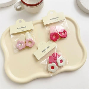 Dolci Fermagli per Capelli a Fiore Opaco Simpatici Fermagli per Capelli Laterali in Acrilico per Donna Ragazza Accessori per Capelli