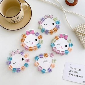 Mini Hair Claw Clips Colorful Glitter Resin Flower Rabbit Bear Star Shape Tiny Hairpins Kids Girls Hair Accessories