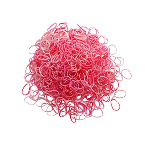 Colorful high elasticity disposable hair bands for women and girls in bulk set