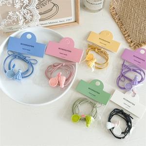 Élastique à Cheveux Créatif Fait à la Main Raquette de Badminton Volant Bandeau Élastique Sportif Pendants Mignons Accessoires de Coiffure Femmes Filles
