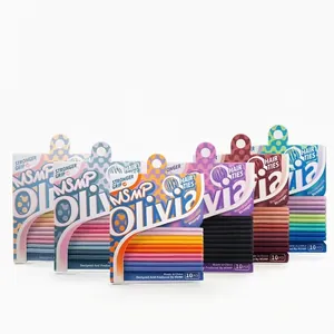 MSMP Olivia Élastiques à Cheveux Minimalistes Couleur Bonbon Haute Élasticité Sans Couture Scrunchies pour Femmes Accessoires Coiffure