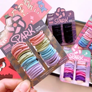 Confezione di elastici colorati da 2 cm per bambini, alta elasticità, tonalità vivaci