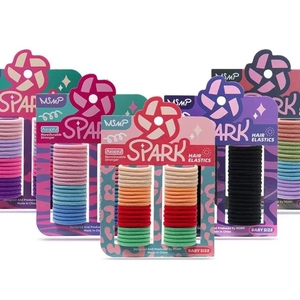 Set di piccoli elastici per capelli colorati da 2cm per neonati e bambini piccoli MSMP