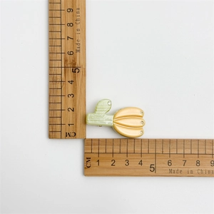 Süße Tulpen-Haarklammer aus Acetat für Damen mit Strasssteinen, 4,5 cm langes Design