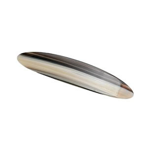 Minimalist acetate hair clip with elegant tortoise shell pattern and spring barrette design