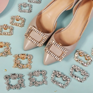 Abnehmbare Strass Schuhclips Für High Heels Legierung Kristall Schuhschnallen Hochzeit Braut Party Schuhe Dekoration Mode Accessoires