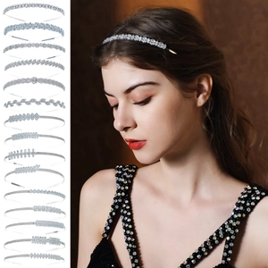 Elegant Silver Zirconia Leaf Floral Wedding Headband For Women Kids Bridal Hair Accessories Light Luxury Stage Crown Headpiece