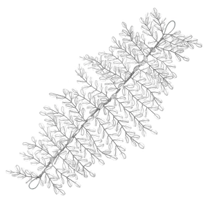Elegant bridal crystal headband with silver metallic leaves for wedding dress accessories
