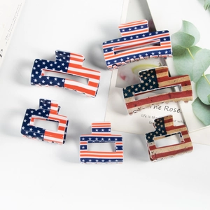 Set di mollette per capelli con bandiera americana per il Giorno dell'Indipendenza
