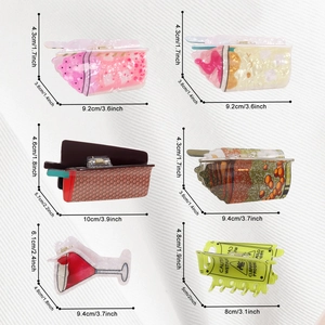 Creative hair claws in ice cream cup and wine glass shapes made of premium acetate material
