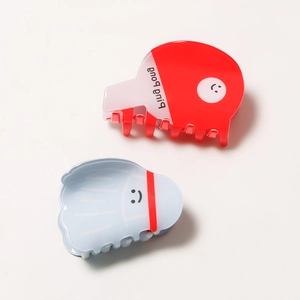 Set di mollette per capelli creative a forma di racchetta da badminton e ping pong