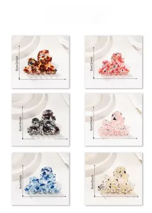 Détails de pinces à cheveux en forme de chien en six couleurs avec dimensions
