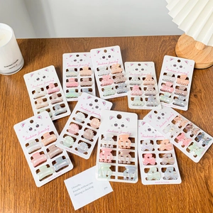 Mini Pinces à Cheveux Iridescentes Nacrées Formes de Papillon Fleur Nœud Barrettes de Mode pour Femmes Filles Accessoires
