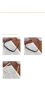 Detailed size specifications of the 16cm square sunglasses hairband in three colors