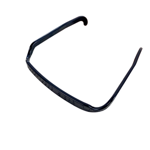 Modern square black sunglasses frame hairband hair accessory with glossy finish