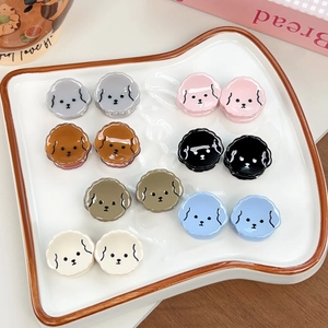 Mini Acetate Dog Hair Claw Clips Cute Cartoon Puppy Small Hair Grips Pins Acid Animal Pattern Hair Accessories For Women Kids