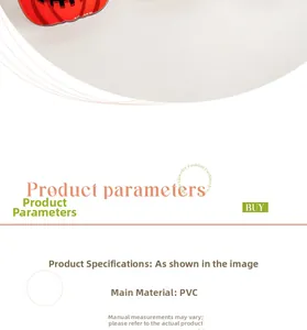 Détails des spécifications du matériau PVC pour les pinces à cheveux citrouille d'Halloween