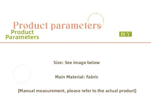Detailed fabric material specification and size parameters for the floral hair scrunchie