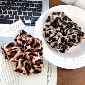 Scrunchies Maculati Elastici per Capelli alla Moda in Tessuto Porta Coda di Cavallo Accessori per Capelli Grandi per Donne Ragazze