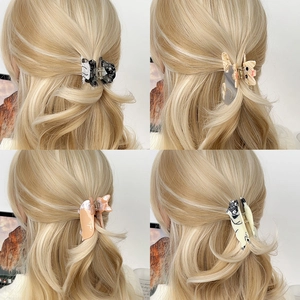 Pince à Cheveux Crabes En Acétate Dessin Animé Chien Accessoires De Coiffure Animaux Mignons Pour Femmes Cadeau Unique