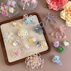 Bijoux de chaussures DIY fleurs colorées pour sabots avec perles et papillons