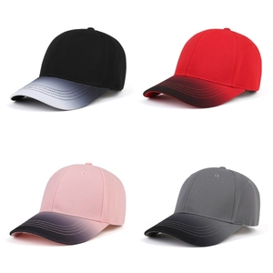 Casquettes de baseball unisexes avec dégradé en quatre couleurs pour protection solaire
