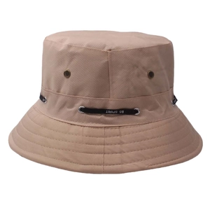 Chapeau de soleil beige d'extérieur à large bord avec ruban décoratif B5 SPIRIT