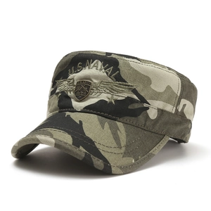 Casquette Cadet Militaire Pour Hommes Femmes Camouflage Broderie US Naval Army Toile De Coton Chapeau Protection Solaire