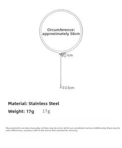 Détail du collier ajustable en acier inoxydable avec deux sphères métalliques polies
