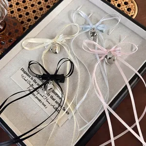 Pinza para el Pelo con Lazo de Cinta y Colgante de Corazón de Metal Elegante Clip de Pico de Pato para Mujer Accesorios