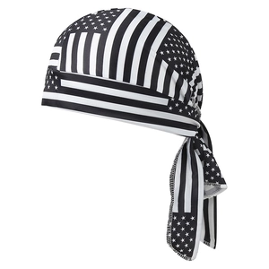 Outdoor American flag pirate headscarf for cycling and sports breathable sun protection cap