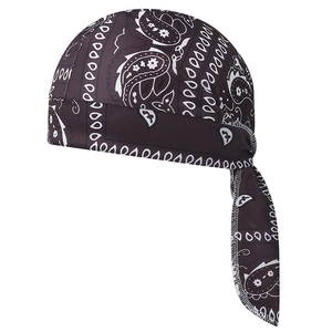 Elastisches dunkelbraunes Paisley Kopftuch für Radsport und Outdoor-Aktivitäten