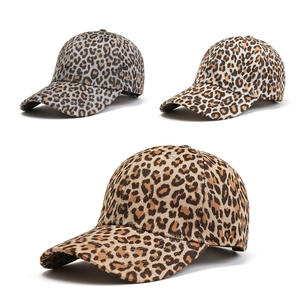 Casquette de Baseball Imprimé Léopard Pour Hommes Femmes Mode Vintage Hip Hop Snapback Chapeau de Soleil Sports Extérieurs Streetwear