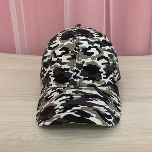 Casquette de baseball camouflage classique noir et gris, chapeau de randonnée plein air
