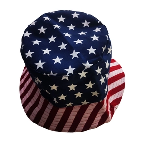 Bob tendance drapeau américain avec étoiles et rayures pour protection solaire adulte