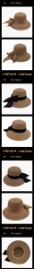 Close-up showing woven texture and oversized bow details on a wide-brim straw sun hat