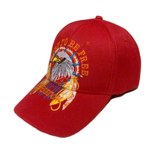 Eagle Embroidered Baseball Cap For Men Women Freedom Lettering Polyester Sun Protection Outdoor Streetwear Adjustable Hat