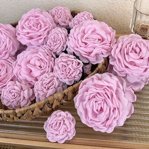 Elegant Fabric Rose Flower Hair Clip For Women Handmade 3D Floral Duckbill Clip Hair Claw Accessory Party Hair Styling Headwear