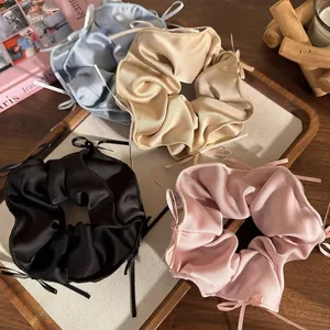 Elastico per Capelli con Fiocco in Nastro di Raso Stile Balletto Dolce Cerchio per Capelli in Raso per Donna Accessori per Capelli da Festa Quotidiana