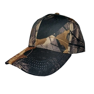 Tactical camouflage baseball cap for men with leaf pattern for outdoor fishing and sun protection