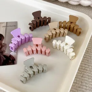 Matte Acryl Kleine Haarklammer Minimalistischer Koreanischer Stil Mattierte Haarnadel Rutschfeste Haarkrabbe Für Damen Styling Zubehör