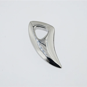 Polished silver titanium steel wolf tooth pendant necklace for hip hop street style