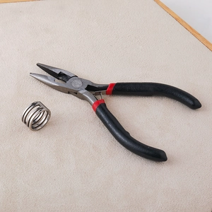 Outil de Fabrication de Bijoux DIY Professionnel Pince à Bec Effilé Ou Bague Large à Plusieurs Couches pour Travaux de Réparation