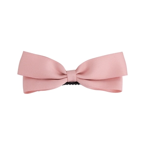 Süße rosa 3D-Schleife Haarklammer für Mädchen aus elegantem Satin mit Metallclip