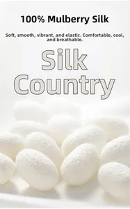 Macro shot of high quality 100 percent natural mulberry silk cocoons for luxury scarves