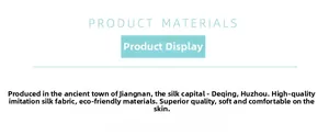 Close-up detail of high-quality faux silk fabric featuring healthy and eco-friendly texture