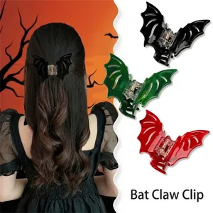 Halloween Fledermaus Flügel Haarkralle Für Damen Mädchen Acryl Gothic Haarklammer Party Cosplay Haarschmuck
