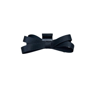 Elegante Pinza per Capelli con Fiocco Nero e Nastro Accessori per Capelli per Donne Ragazze Dolce Decorazione Quotidiana Festa
