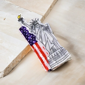 Pinza per capelli Statua della Libertà con bandiera americana per il Giorno Indipendenza